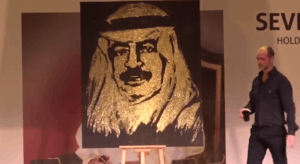 Glitter Painting Speed Painter Barhein Jumeirah Royal Saray Michael Raivard 3